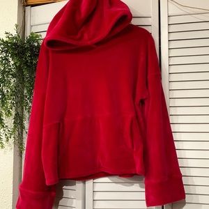 Free People Movement Velour Hooded Top Small